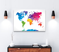 Obraz Color map of the world zs1033